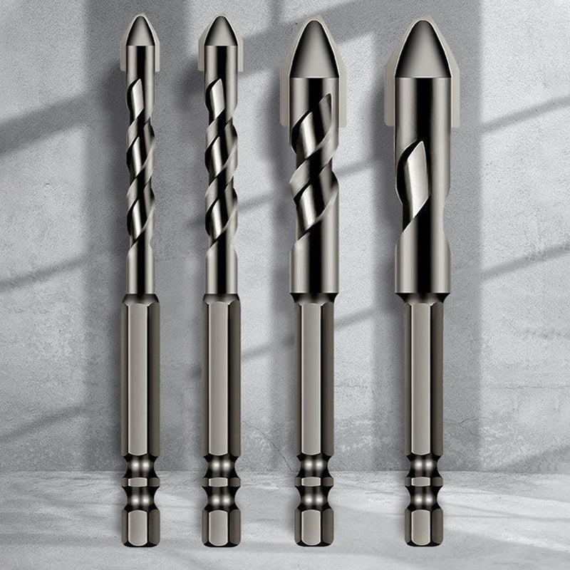 thumbnail image 2 of Eccentric Drill Bits Set - 5PC Carbide Tipped Skewed Head For Tile, Glass, Wood & Masonry 2 of 9