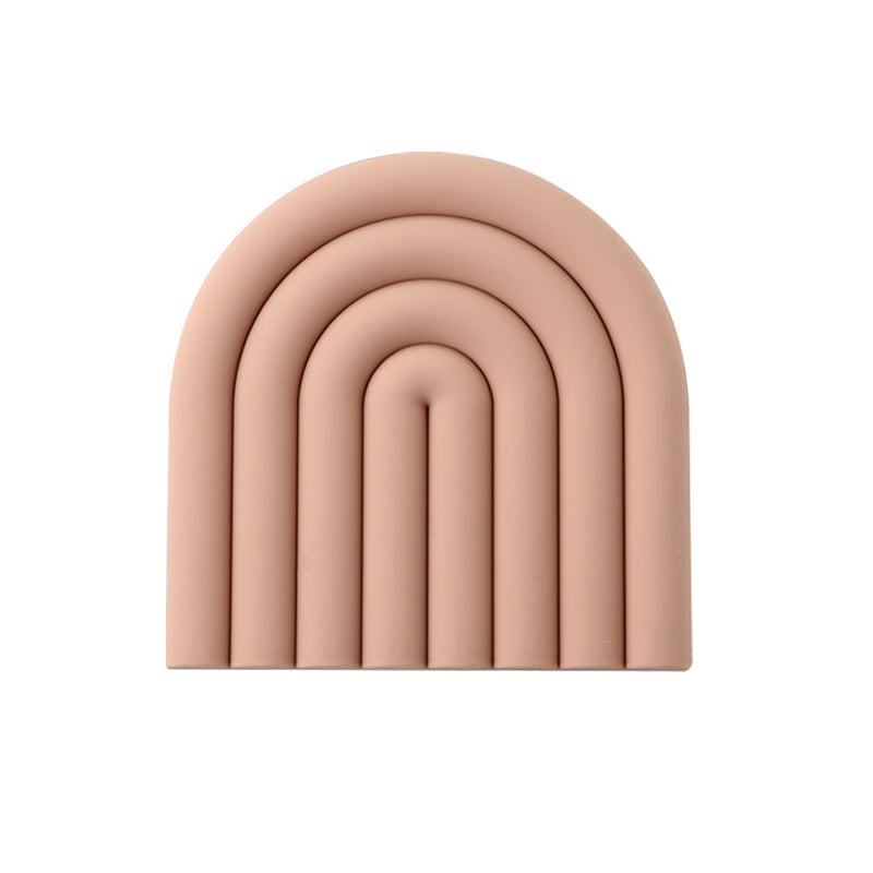 Rainbow Silicone Table Mat Coaster