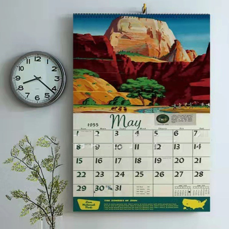 2023 National Park Monsters Calendar whimsyard