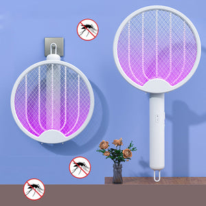 2-in-1 Foldable Electric Mosquito Swatter
