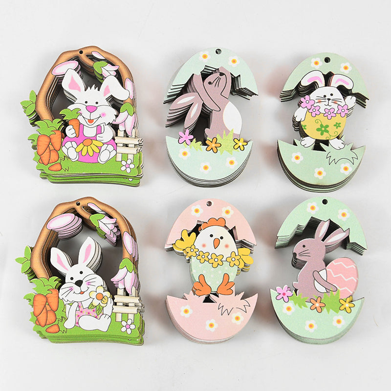 Easter Rabbit Hanging Chain Easter Cartoon Bunny Pendant – whimsyard