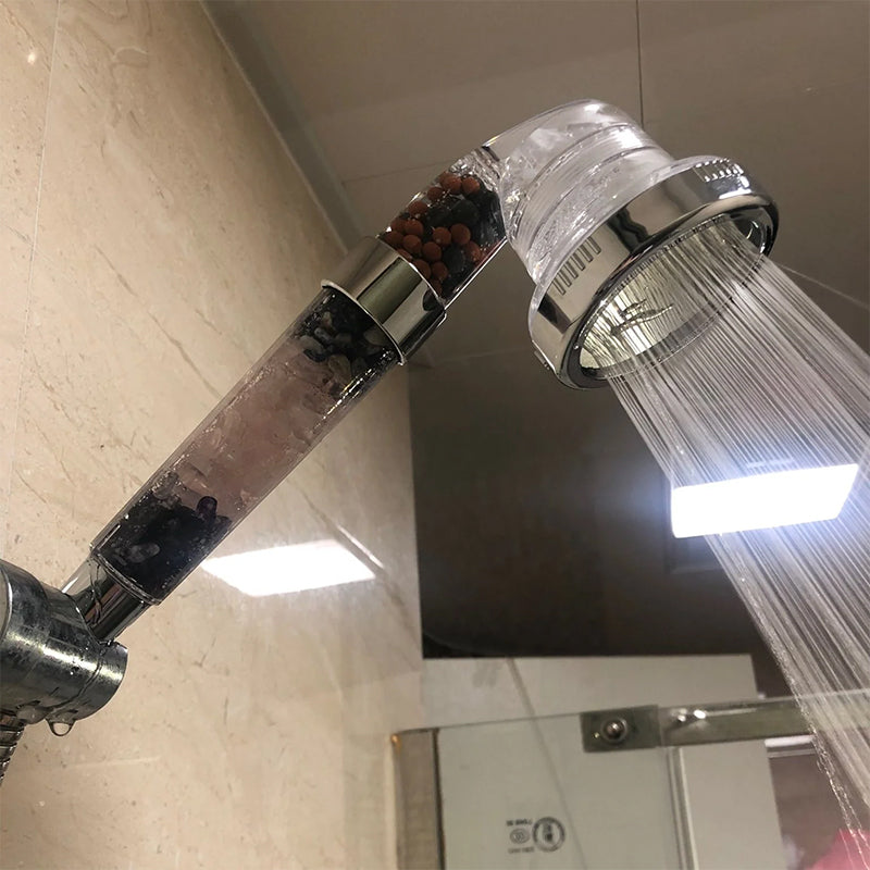 Crystal Gravel Shower Head Multi-Filter Shower Head