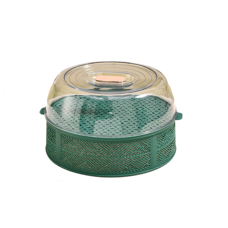 Dust-proof multi-layer hollow dish cover