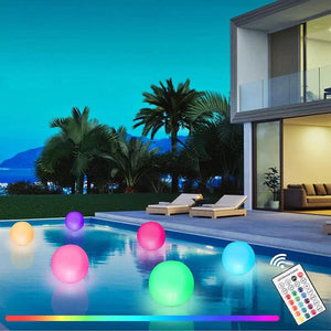 Pool Decoration LED Light 16 Colors Luminous Beach Ball