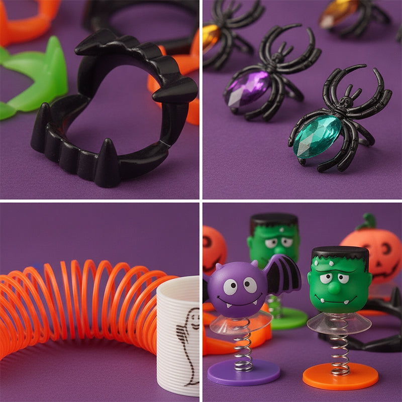 18-Pack Prefilled Halloween Pumpkin Toy Set