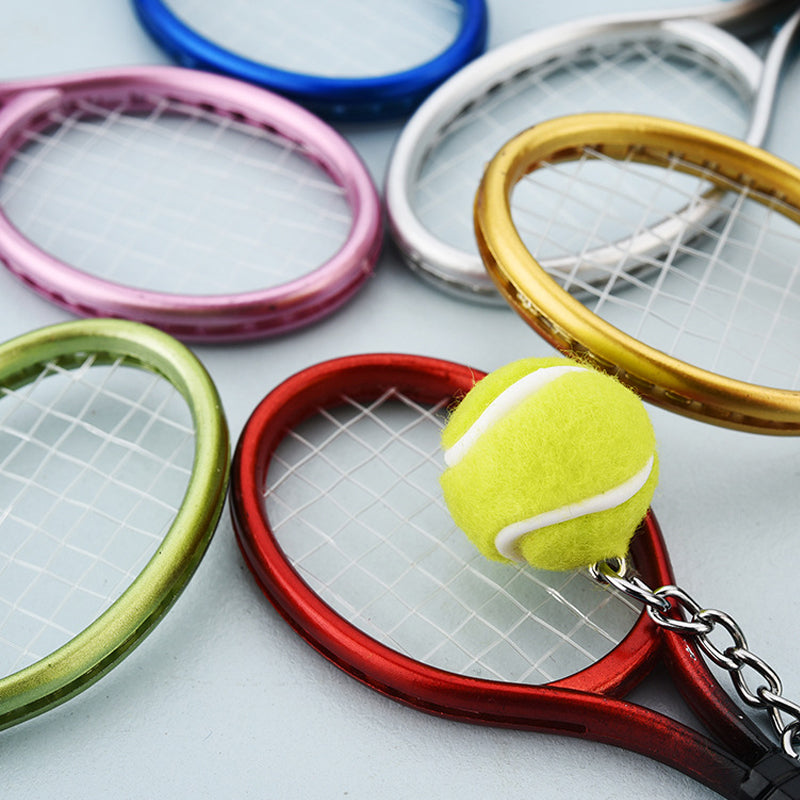 Mini Tennis Racket Keychain – whimsyard