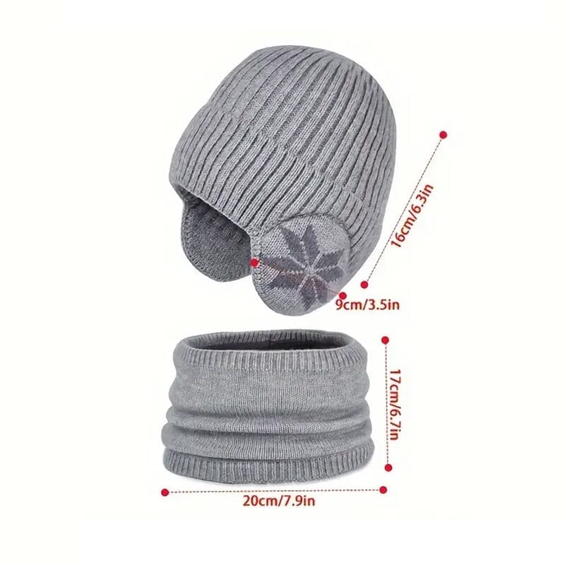 Cozy Knit Winter Beanie & Scarf Set