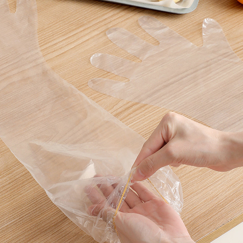 Disposable Long-Sleeved Gloves
