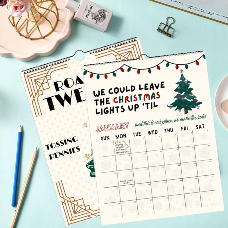 2024 TS Lyrics Calendar whimsyard